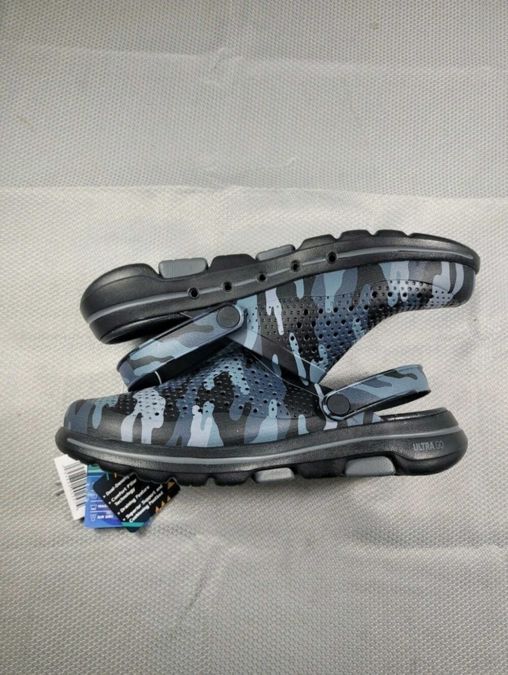 Skechers Go Walk 5 Hideout Mens Size 9.5 Camo Clogs Shoes NWT - Picture 7 of 9